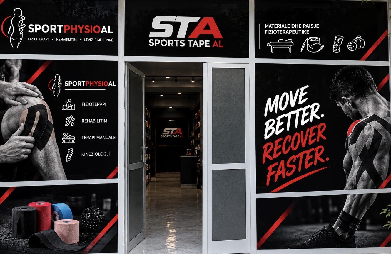 Fasada e dyqanit Sports Tape AL